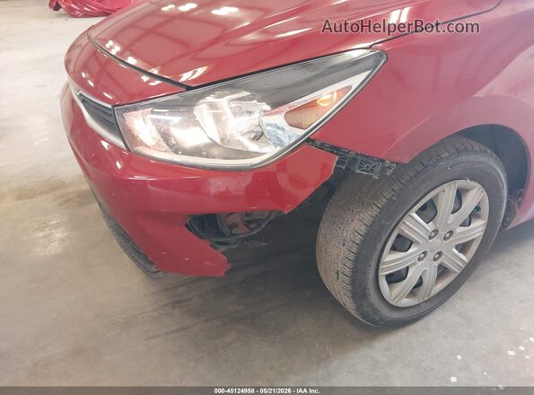 3KPA24AD2NE443062 2022 KIA RIO Red Вид щитка приладів