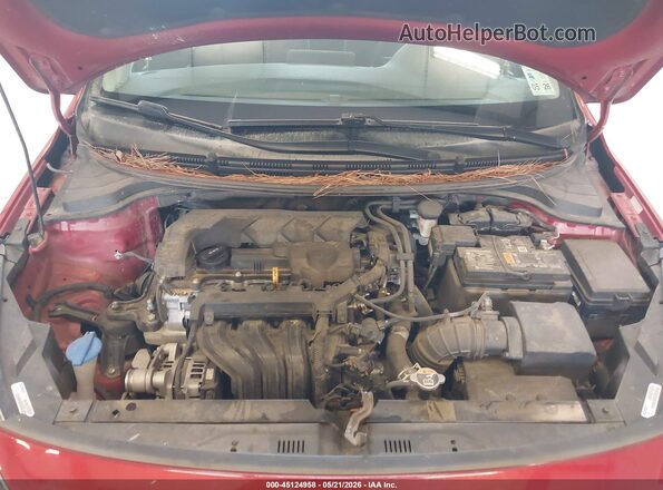 3KPA24AD2NE443062 2022 KIA RIO Red Вид ззаду