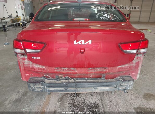 3KPA24AD2NE443062 2022 KIA RIO Red Вид спереду