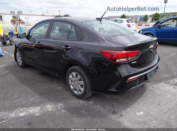 3KPA24AD2PE629347 2023 KIA RIO Black Trasero izquierdo