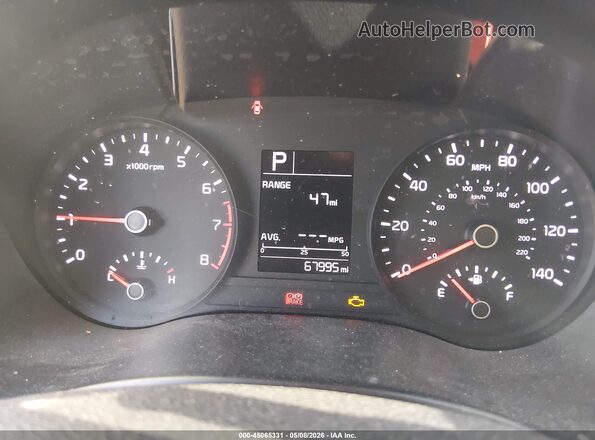 3KPA24AD3LE266373 2020 KIA RIO Белый Вид задних сидений