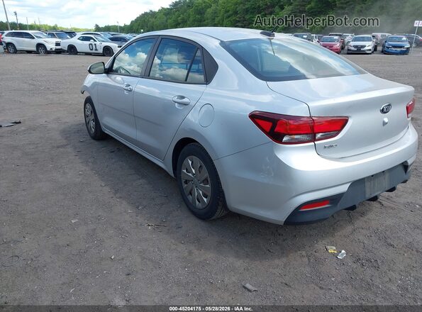 3KPA24AD3LE287997 2020 KIA RIO Silver Rear left