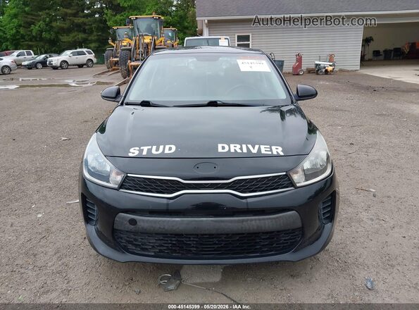 3KPA24AD3LE298563 2020 KIA RIO Black Vista del cuadro de instrumentos