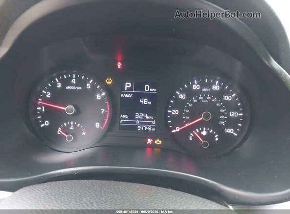 3KPA24AD3LE298563 2020 KIA RIO Black Vista de los asientos traseros