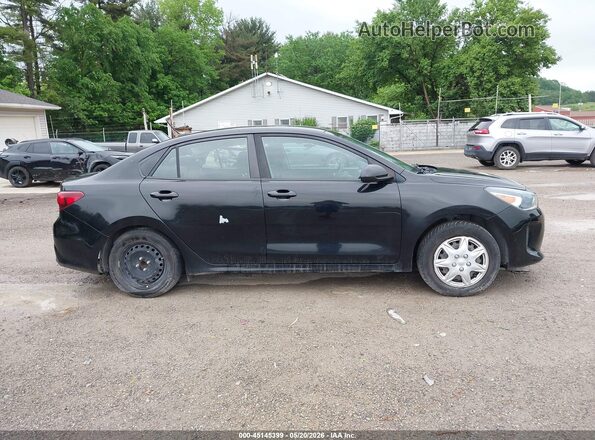 3KPA24AD3LE298563 2020 KIA RIO Black Vista interior trasera