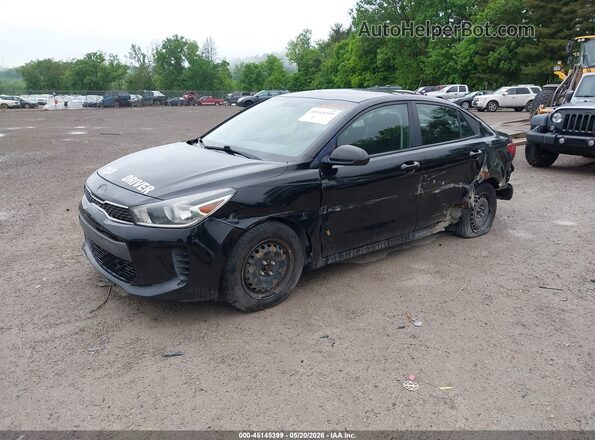 3KPA24AD3LE298563 2020 KIA RIO Black Vista tres cuartos delantera izquierda