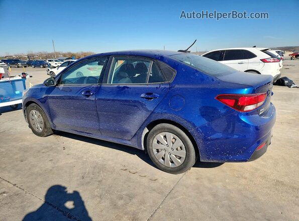 3KPA24AD3LE334347 2020 KIA RIO Blue 