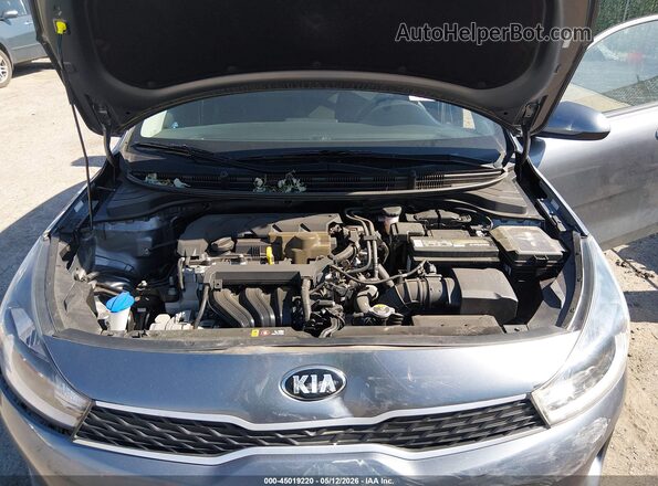 3KPA24AD3LE349320 2020 KIA RIO Gray უკანა ხედი