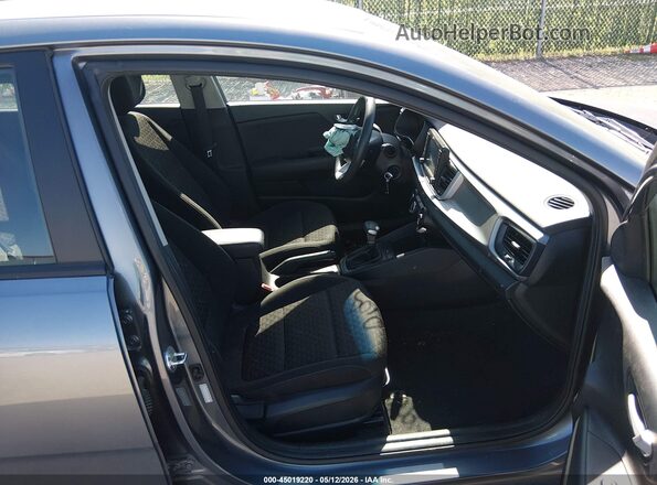 3KPA24AD3LE349320 2020 KIA RIO Gray წინა სალონის ხედი