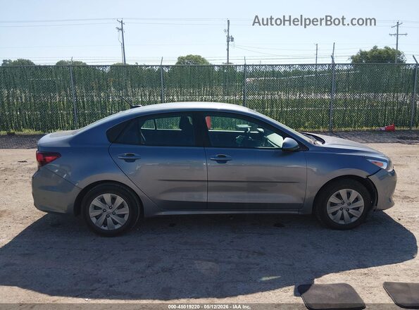 3KPA24AD3LE349320 2020 KIA RIO Gray უკანა სალონის ხედი