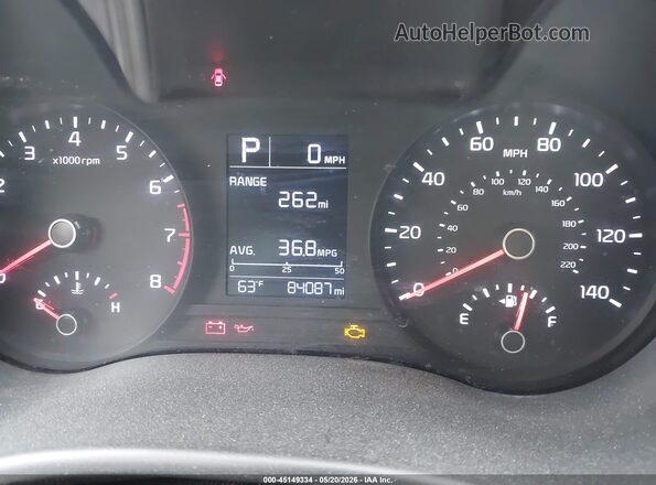 3KPA24AD3LE357093 2020 KIA RIO Black Հետևի նստատեղերի տեսք