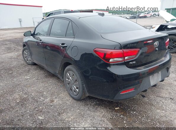 3KPA24AD3LE357093 2020 KIA RIO Black Հետևի ձախ