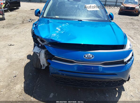 3KPA24AD3ME410649 2021 KIA RIO Blue Front view