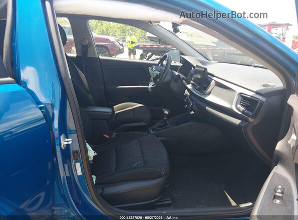 3KPA24AD3ME410649 2021 KIA RIO Blue Front interior view