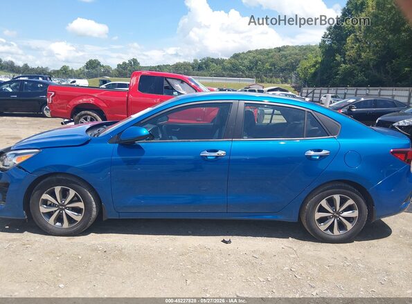 3KPA24AD3ME410649 2021 KIA RIO Blue 