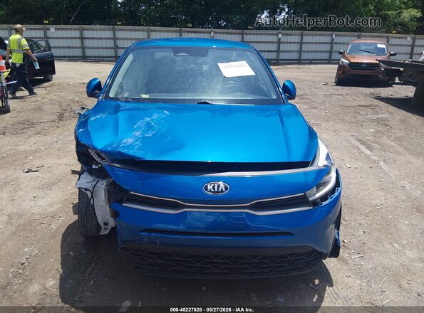 3KPA24AD3ME410649 2021 KIA RIO Blue Rear interior view
