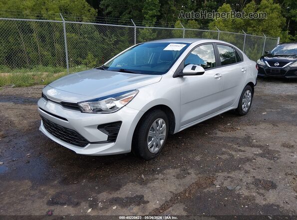 3KPA24AD3PE614484 2023 KIA RIO Silver Vista tres cuartos delantera izquierda