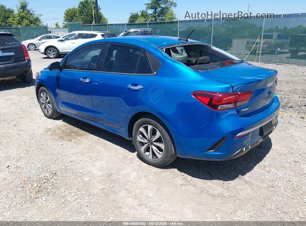 3KPA24AD3PE624478 2023 KIA RIO Blue Trasero izquierdo