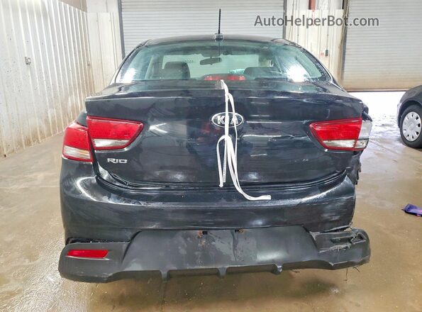 3KPA24AD4LE262901 2020 KIA RIO Black უკანა ხედი
