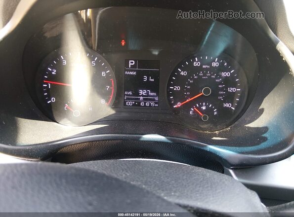 3KPA24AD4LE328329 2020 KIA RIO White Հետևի նստատեղերի տեսք