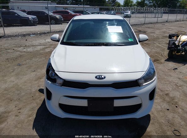 3KPA24AD4LE328329 2020 KIA RIO White Սարքավորումների վահանակի տեսք