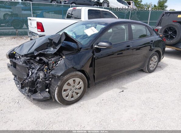 3KPA24AD4LE328671 2020 KIA RIO Black Vista tres cuartos delantera izquierda