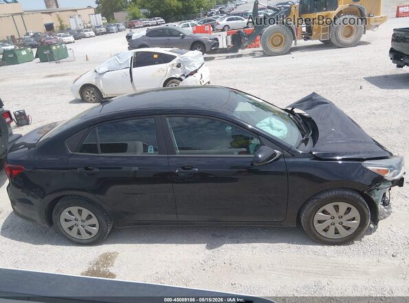3KPA24AD4LE328671 2020 KIA RIO Black Vista interior trasera