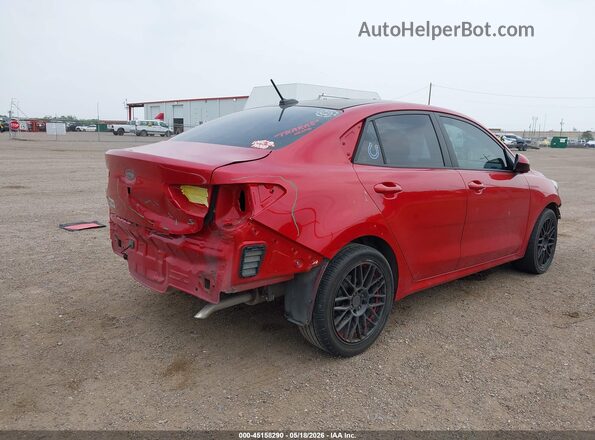 3KPA24AD4ME378178 2021 KIA RIO Red უკანა მარჯვენა