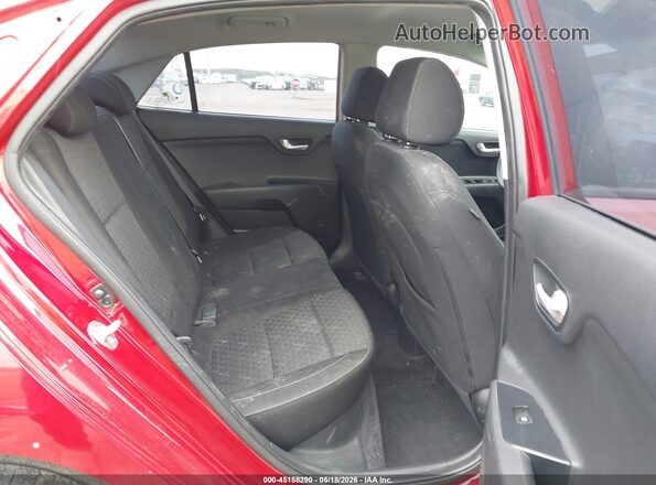 3KPA24AD4ME378178 2021 KIA RIO Red VIN კოდის სტიკერის ხედი