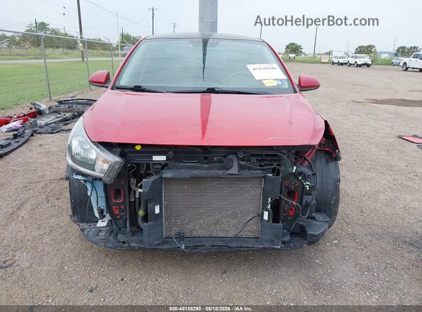 3KPA24AD4ME378178 2021 KIA RIO Red უკანა სალონის ხედი