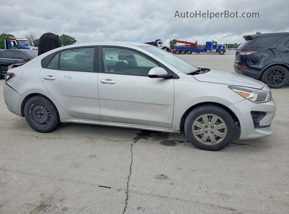 3KPA24AD4ME386233 2021 KIA RIO Silver Передня права чверть