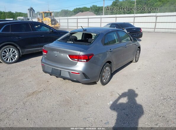 3KPA24AD4NE468884 2022 KIA RIO Серый Задняя правая четверть