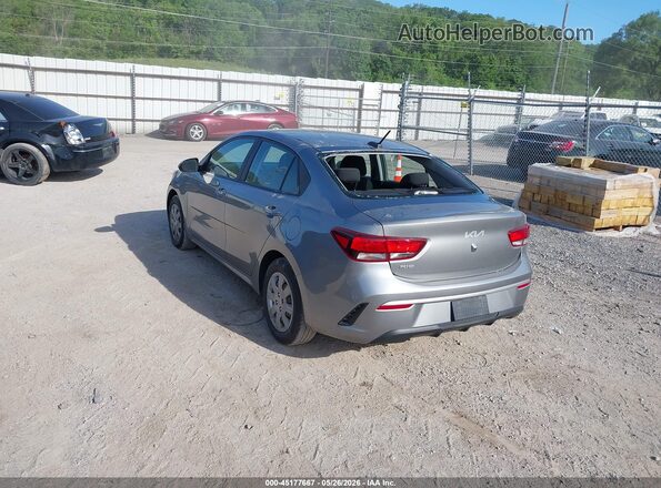 3KPA24AD4NE468884 2022 KIA RIO Серый Задняя левая четверть