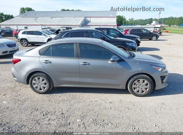 3KPA24AD4NE468884 2022 KIA RIO Серый Вид задней части салона