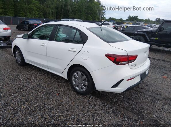 3KPA24AD4NE484258 2022 KIA RIO Белый Задняя левая четверть