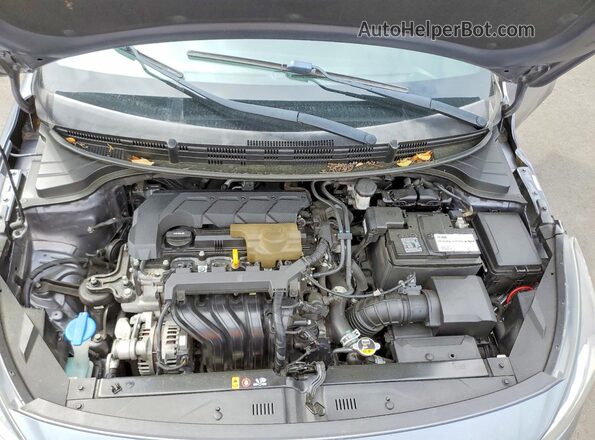 3KPA24AD5LE298936 2020 KIA RIO Gray Widok wnętrza z tyłu