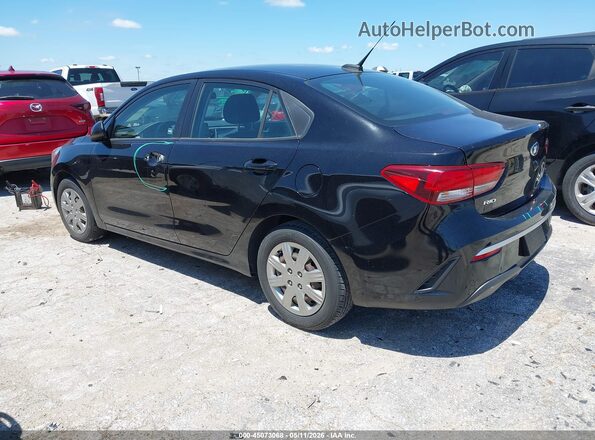 3KPA24AD5ME371062 2021 KIA RIO Черный Задняя левая четверть