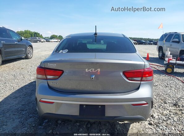 3KPA24AD5NE433691 2022 KIA RIO Серебряный 