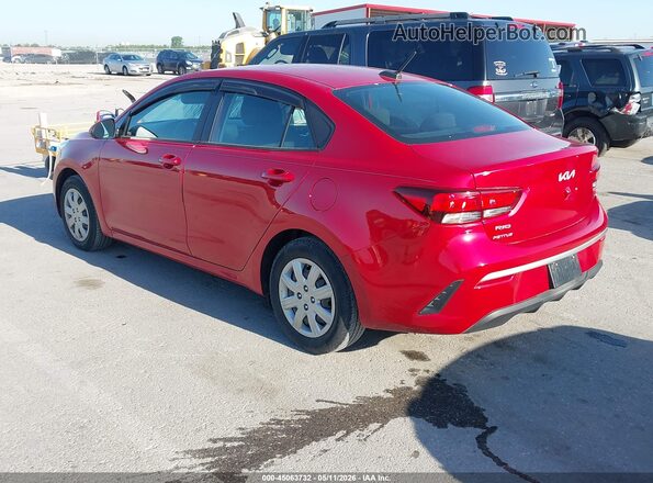 3KPA24AD5PE521840 2023 KIA RIO Red Հետևի ձախ