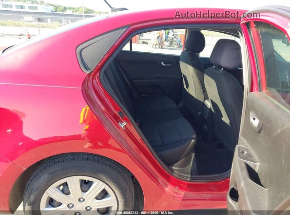 3KPA24AD5PE521840 2023 KIA RIO Red VIN կոդի պիտակի տեսք