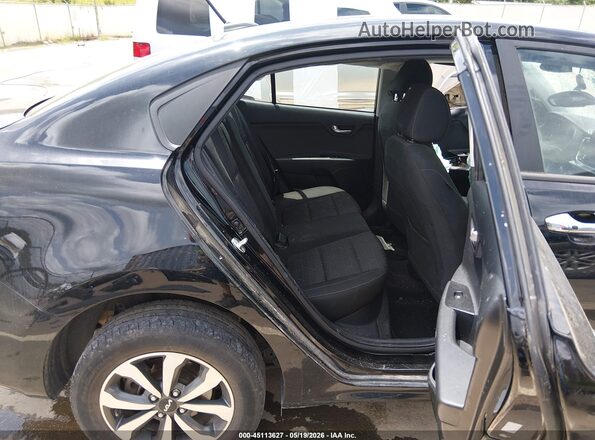 3KPA24AD5PE548374 2023 KIA RIO Black VIN კოდის სტიკერის ხედი