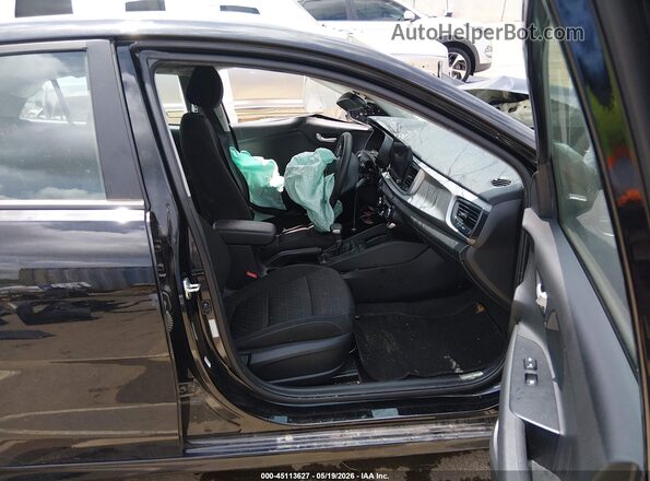 3KPA24AD5PE548374 2023 KIA RIO Black წინა სალონის ხედი