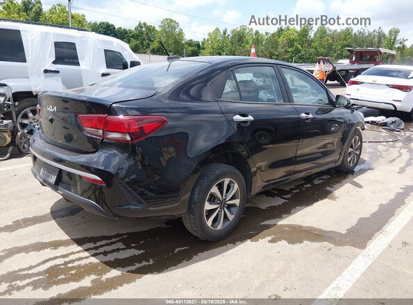 3KPA24AD5PE548374 2023 KIA RIO Black უკანა მარჯვენა
