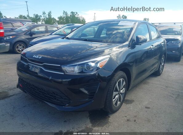 3KPA24AD5PE602109 2023 KIA RIO Black Vista tres cuartos delantera izquierda
