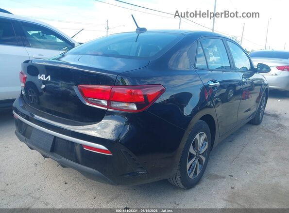 3KPA24AD5PE602109 2023 KIA RIO Black Trasero derecho