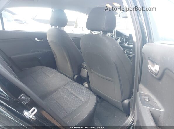 3KPA24AD5PE602109 2023 KIA RIO Black Vista de la etiqueta del VIN