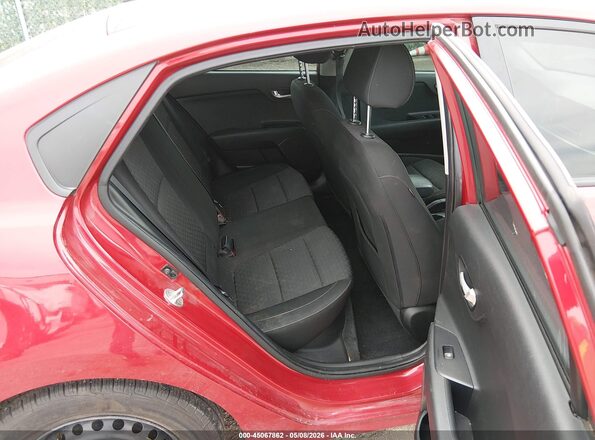 3KPA24AD6LE321883 2020 KIA RIO Red VIN կոդի պիտակի տեսք