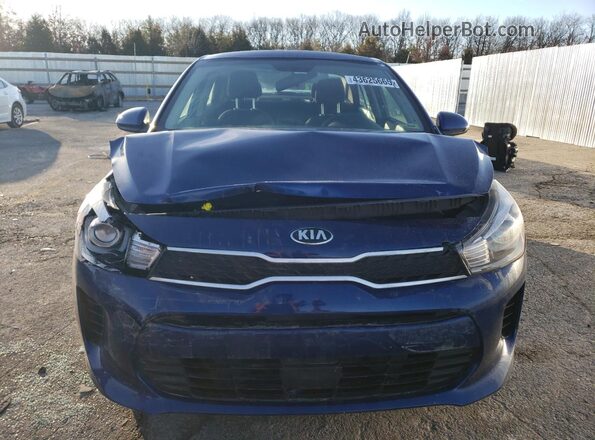 3KPA24AD6LE330163 2020 KIA RIO Blue Widok z przodu