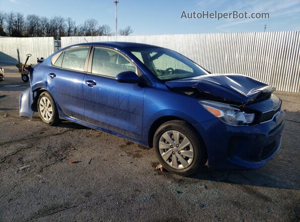 3KPA24AD6LE330163 2020 KIA RIO Blue Przód prawy