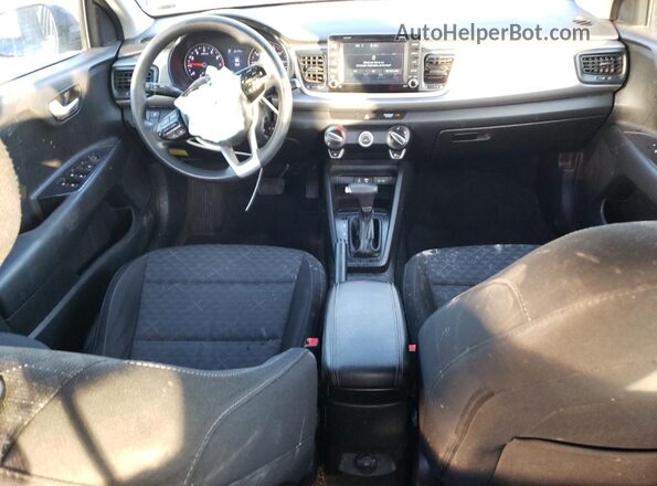3KPA24AD6LE330163 2020 KIA RIO Blue Widok deski rozdzielczej